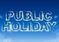 Friday Public Holiday