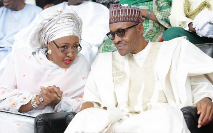 President Buhari and his wife, Aisha