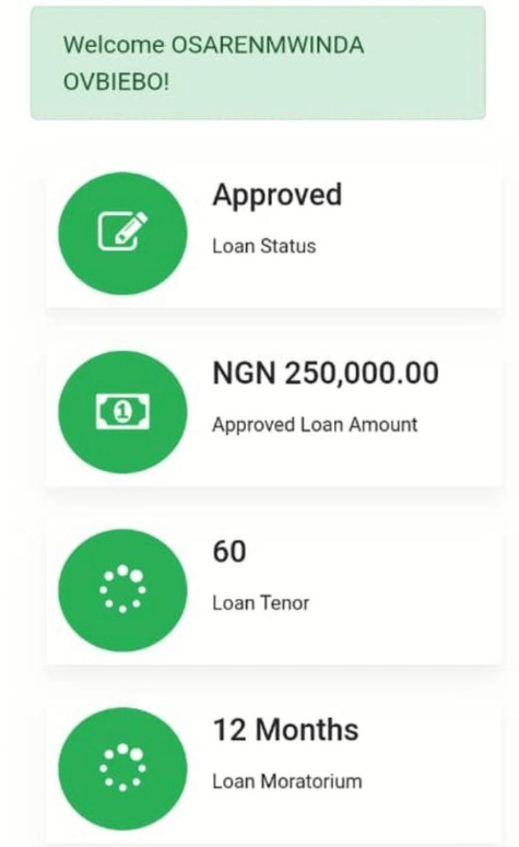 NYIF Loan Status Checker | https://nyif.nmfb.com.ng/app