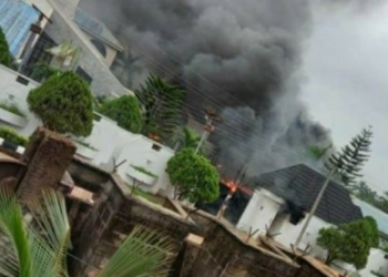 Governor Hope Uzodinma Residence Set On Fire