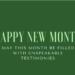 Happy New Month Messages For Friends