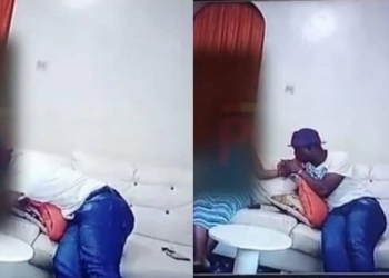 CCTV Footage Of Baba Ijesha Actively Molesting Minor