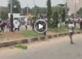 Thugs Attack NLC Protesters In Kaduna