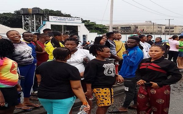 Protest Rocks Governor Wike Governed Rivers State
