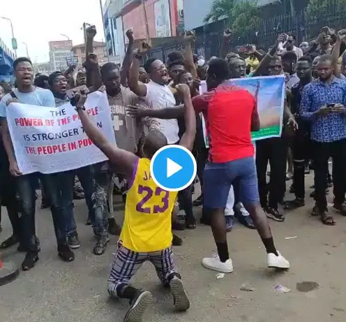 #BuhariMustGo Protesters