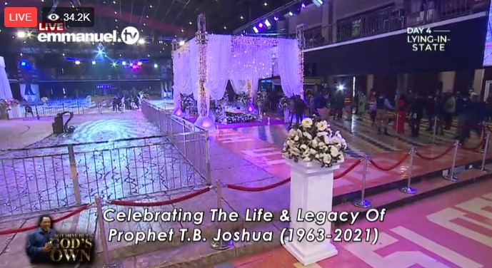 Live Stream Prophet TB Joshua Burial