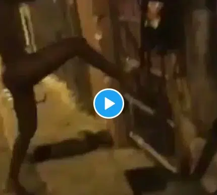 Man Caught Cheating Jumps Gate Naked As Wife Chases Him