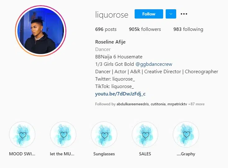 BBNaija Liquorose