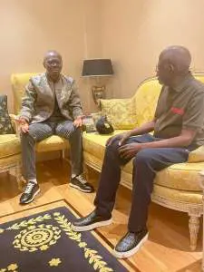 Governor Sanwo-Olu Meeting With Bola Tinubu In London