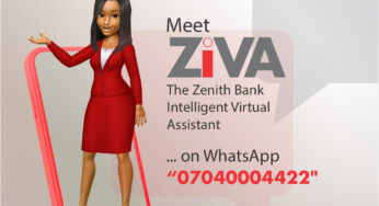 Zenith Bank Offers Additional Engagement Channel To Customers With Ziva Chatbot