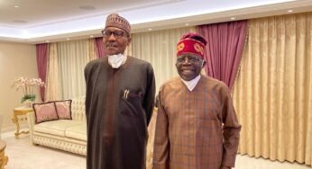 President Buhari Visit ‘Sick’ Bola Tinubu In London (PHOTOS)