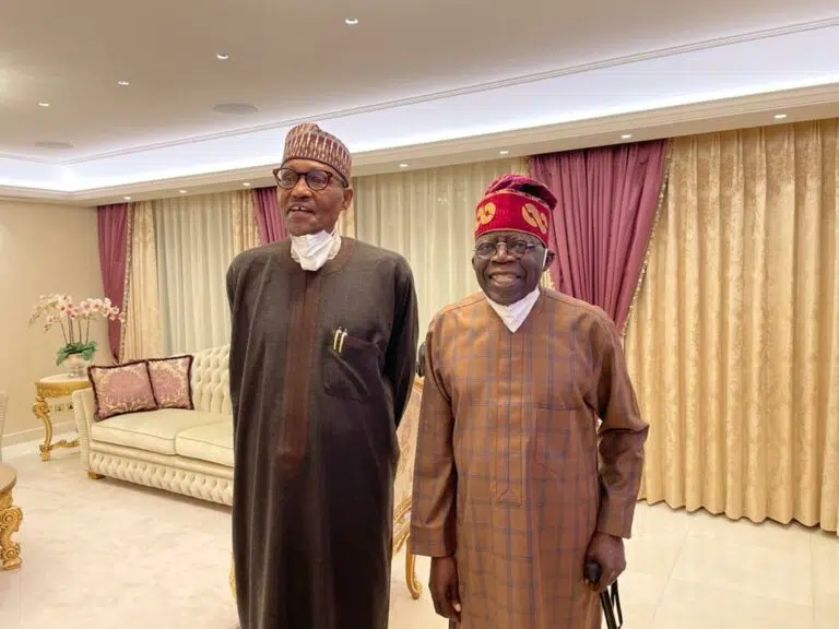 Tinubu And Buhari London Meeting