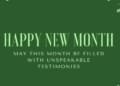 Happy New Month Of October 2021 Messages