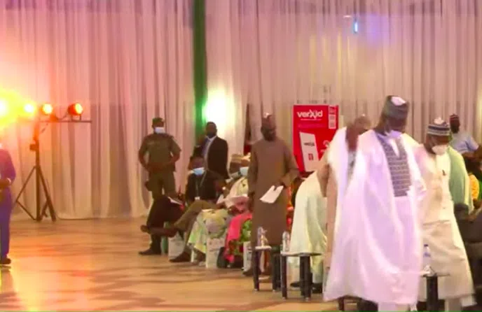 BREAKING: EFCC Chairman Slumps After Speech In Abuja [Video/Pho tos]