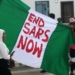 #EndSARS Anniversary Protesters in Lagos