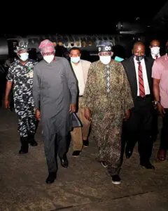 Bola Tinubu Arrives Nigeria