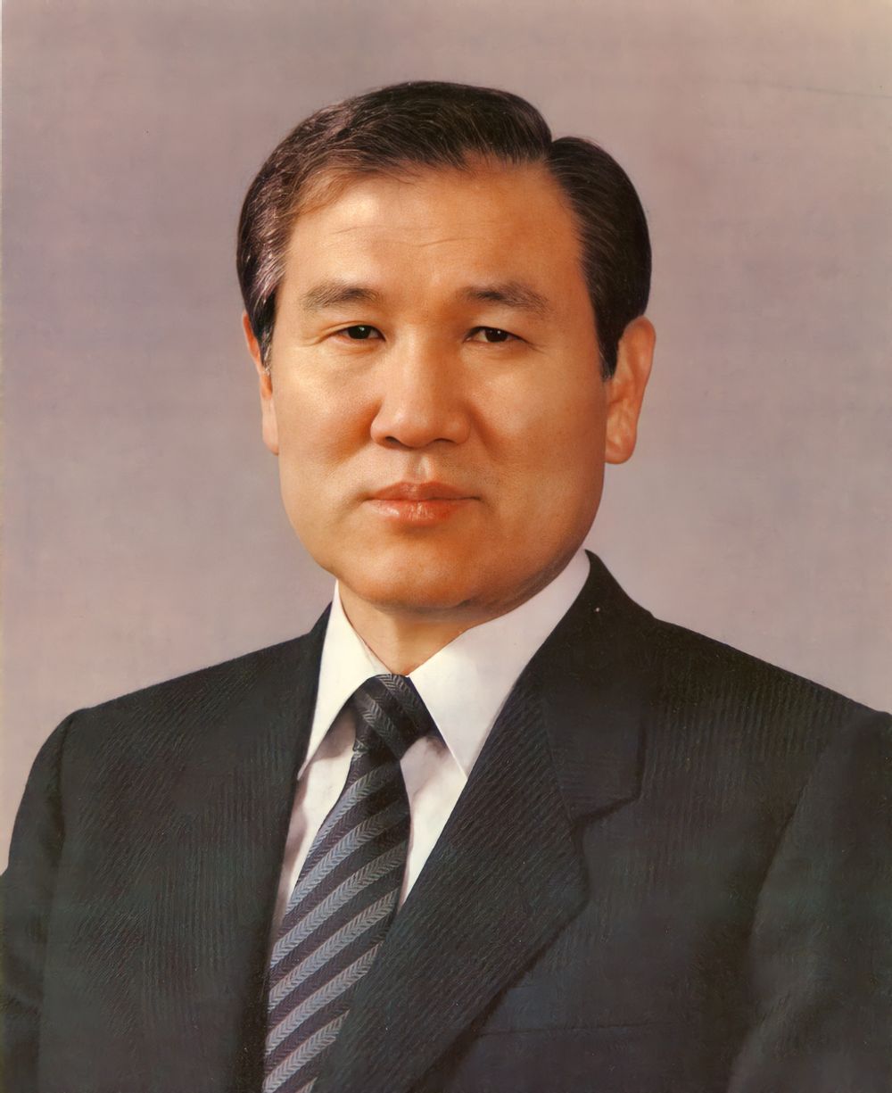 South Korean President Roh Tae-woo