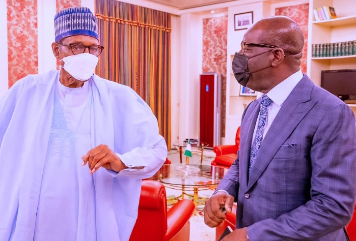 Details Of President Buhari Meeting With Governor Obaseki