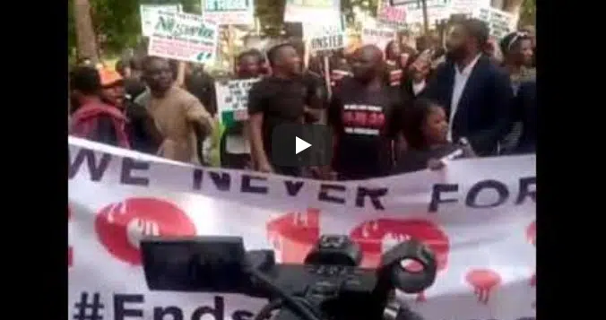 #ENDSARS Memorial Protest Video