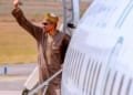 President Buhari Leaves Nigeria