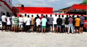 EFCC Arrests 40 Yahoo Boys In Port Harcourt (Full List)