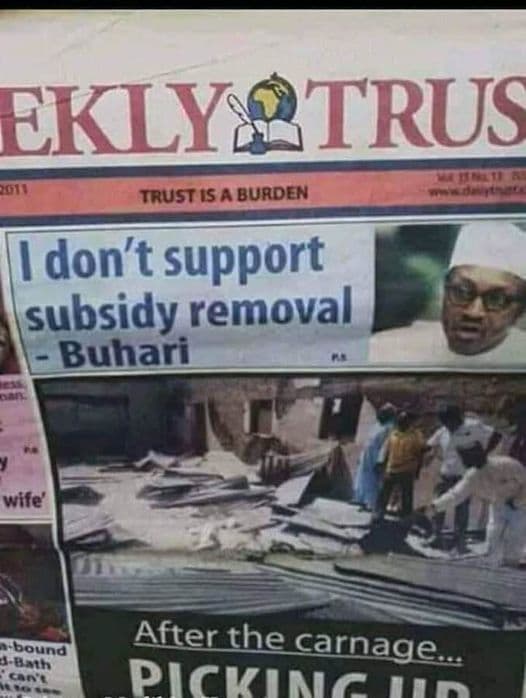 Subsidy Removal