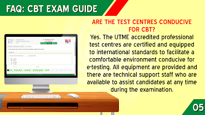 ARE THE JAMB TEST CENTRES CONDUCIVE FOR CBT?