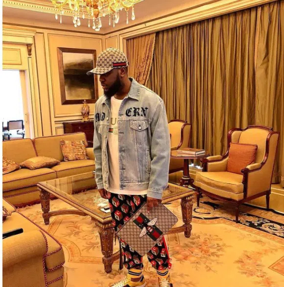 Hushpuppi on valentine's day 2018