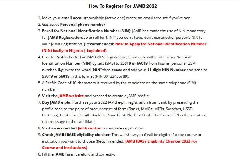 JAMB Form 2022 Is Out: Register For JAMB 2022 Here [Simple Steps]