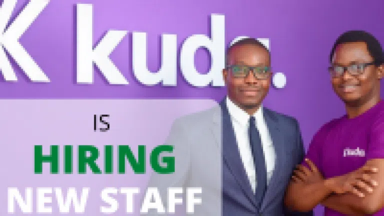 Kuda Bank Recruitment 2022