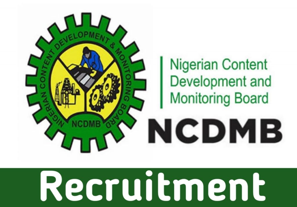 NCDMB Recruitment 2022