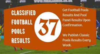 Week 37 Pool Result For Sat 19 Mar 2022 – UK 2021/2022 – Pool Agent