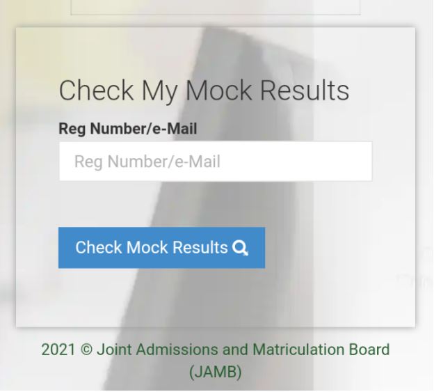 JAMB Mock 2023 Exam Results