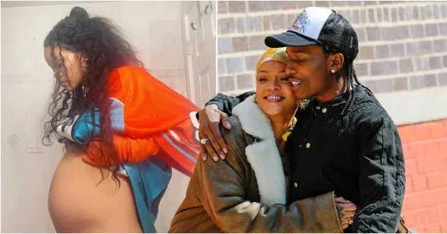 Pregnant Rihanna