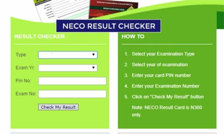 NECO Result Checker 2022