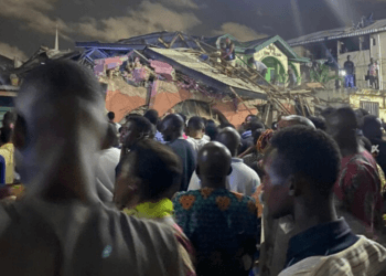 Three-Storey Building Collapses In Lagos