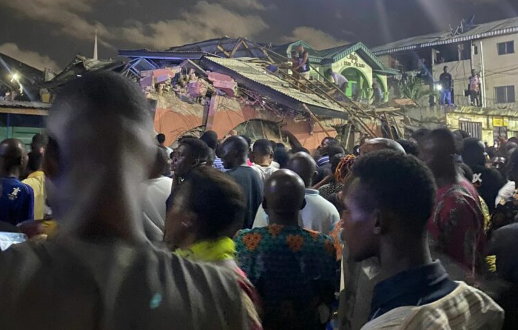 Three-Storey Building Collapses In Lagos