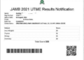 UTME Result