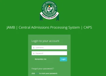 JAMB E-Facility Login Details