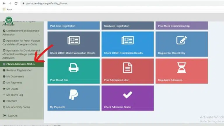 JAMB Result Checker 2022 Portal