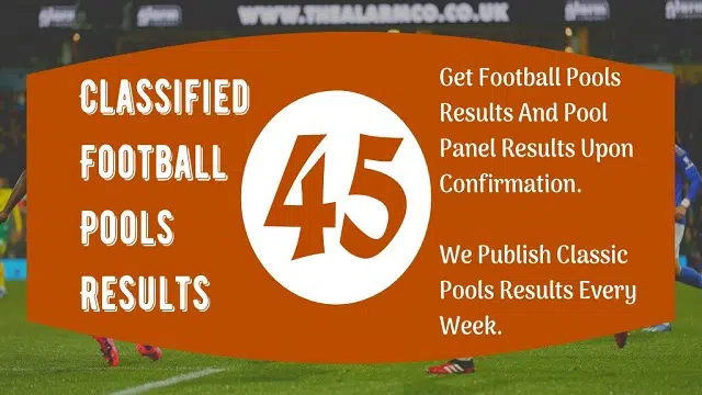 Week 45 pool result