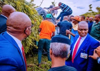 VP Osinbajo involved in an auto crash