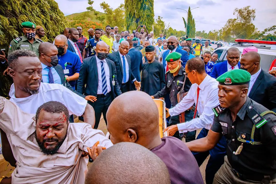 VP Osinbajo Involved In Auto Crash On Airport Road? What We Know (PHOTOS)