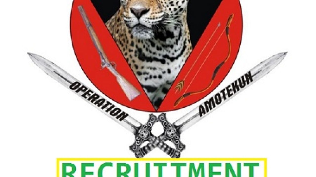 Amotekun Recruitment 2022