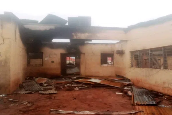 INEC Office Set On Fire