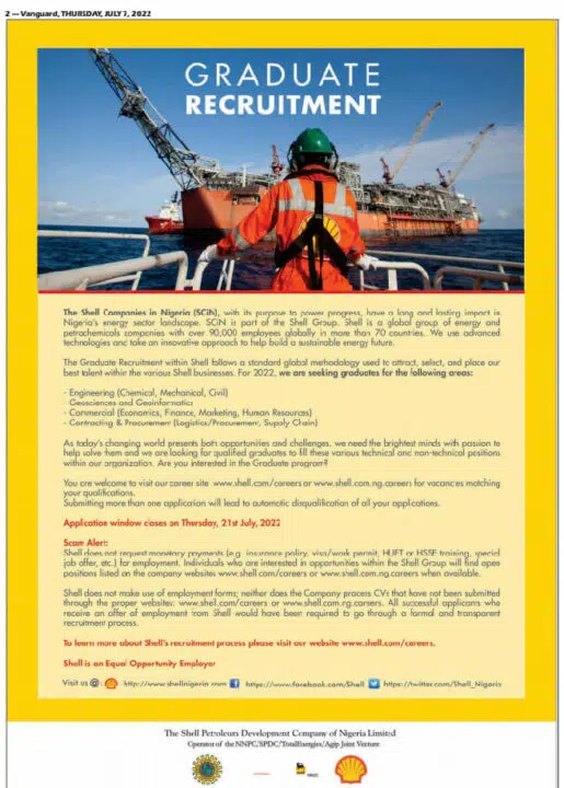 Shell Graduate Recruitment 2022 | How to Apply & Deadline Shell Graduate Recruitment 2022 | How to Apply & Deadline