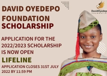 David Oyedepo Foundation Undergraduate Scholarship 2022