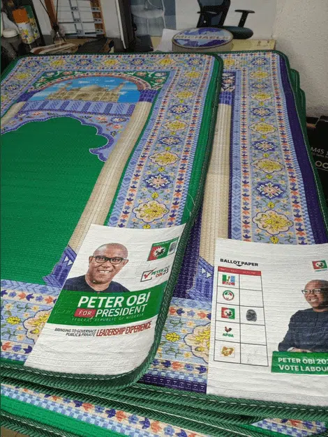 Peter Obi Cautions Supporter On Inclusion Of His Picture On Praying Mat