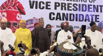 Muslim-Muslim Ticket: Tinubu Boots DSS, Critics, Unveils Shettima As VP