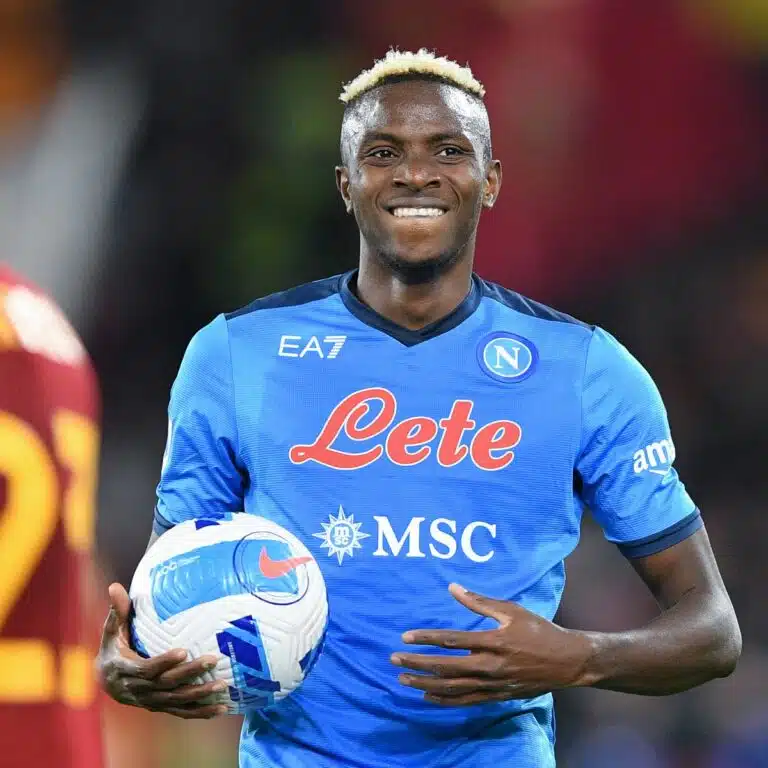 PSG Begin Transfer Talks For The Napoli Attacker Victor Osimhen.